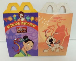 Vintage 1998 McDonald&#39;s Disney Mulan Happy Meal Box - £11.05 GBP