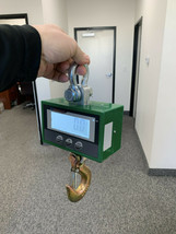 1,000 lb Heavy Duty Hanging Digital Weighing Crane Scale w/ Remote 500kg - £204.65 GBP