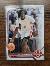 2021-2022 Bowman University #73 Will McClendon - UCLA Bruins - Fresh Pull - £1.97 GBP