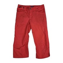 Patagonia Pants Womens Size 2 Venga Rock Capri Red Casual Hiking - $728.75 MXN