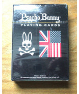 (1) Psycho Bunny Playing Cards - Deck Of Cards - 1 Deck - Blue - New - $39.95