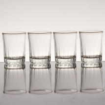 LASSIETTE GOLDLINE Shot Glass 4p (50ml) Clear - £37.22 GBP