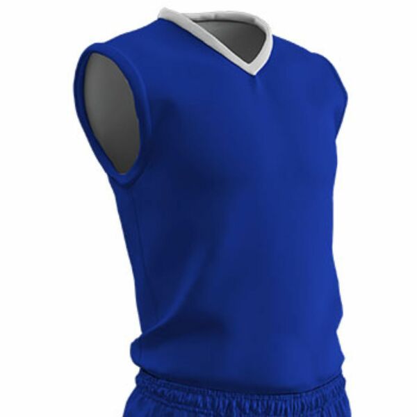 Primary image for MNA-1119137 Champro Youth Clutch Basketball Jersey Royal White Small