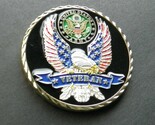 ARMY VETERAN EMBOSSED PATRIOTIC SERIES CHALLENGE COIN 1.6 INCHES NEW - £8.22 GBP