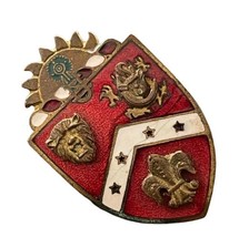 WW2 WWII US Army 3rd Field Artillery DUI DI Insignia Crest Military Pin - £11.98 GBP