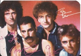 ⭕VTG card pocket calendar 1985 QUEEN Portugal group music singer - $78.65 MXN