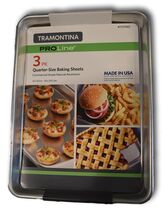 Tramontina PROLINE 3 Pack Baking Sheets (13x9.5in) Commercial Quality- R... - $28.41