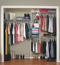 Closetmaid 1628 Closet Organizer Kit, 5-Foot To 8-Foot, White - $92.92