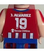 Julian Alvarez Soccer Lego Minifigure Brand New Custom Figure Toy Gift Atletico  - $30.00