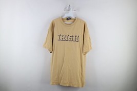 Vtg 90s JanSport Mens Large Spell Out Shadow Notre Dame University T-Shirt USA - $44.50