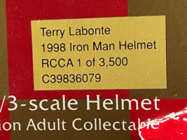 1/3 -scale helmet Terry Labonte 1998 iron man - £22.28 GBP