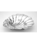 SHEFFIELD 6” STERLING SILVER CLAM SHELL CANDY NUT BOWL FOOTED ENGLAND - $33.60 CAD