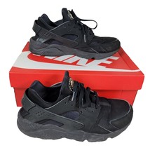 Nike Air Huarache BLACK-BLACK-WHITE Sz 10 Rare [318429-003] - £48.23 GBP