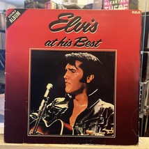 [ROCK/POP]~VG+ 2 Double Lp~Elvis Presley~At His Best~{1981~RCA]~UK Import~ - $17.82