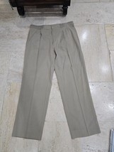 Tommy Bahama Pants Men 35 x 37 Khaki Silk Wool Blend Chino Preppy Formal... - $21.99