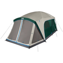 Coleman Skylodge™ 12-Person Camping Tent w/Screen Room - Evergreen - £339.72 GBP