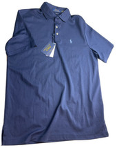 Polo Ralph Lauren Men Polo Shirt Navy Blue Golf Short Sleeve Classic Fit... - $39.57