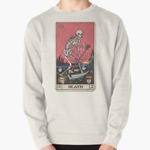 Death Tarot White Men Pullover Sweatshirt - £26.43 GBP