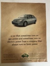 1999 Toyota Prius Car Vintage Print Ad Advertisement  PA3 - $7.91