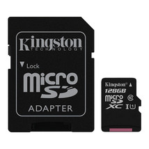 Kingston 128Gb Micro Sd Memory Card 128G Sdhc Class 10 Uhs-I Tf W/ Sd Adapter - £27.32 GBP