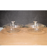 2 Vintage Anchor Hocking Fire King 1-1/2 qt casserole dishes with lids - $41.58