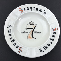 Seagram&#39;s 7 Whiskey Vintage Ceramic Ash Tray 5 1/2&quot; Jomann Haviland Bavaria - £11.61 GBP