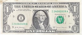 $1 One Dollar Bill 24082028 birthday anniversary August 24, 2028 - $29.99