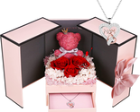 Mother&#39;s Day Gifts for Mom Her Wife, Preserved Rose Gifts Set Includes 9... - £39.06 GBP