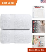 Spa-Like Luxury Bath Sheets - 2 Pack, 35x70 Inches, Fade-Resistant Cotto... - $924.75 MXN