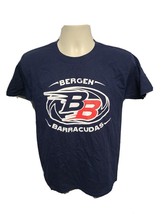 Bergen Barracudas Never Let Your Challenge Become Your Excuse Youth L Bl... - $14.85
