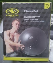 Athletic Works 29.53&quot; (75 CM) Fitness Ball W/Air Pump - $19.79