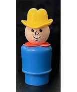 VINTAGE Fisher Price Little People Farmer Blue Body - $14.04 CAD
