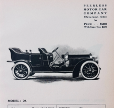 1908 Peerless Motors Model 20 Antique Catalog Advertisement Automobilia ... - $568.44 MXN