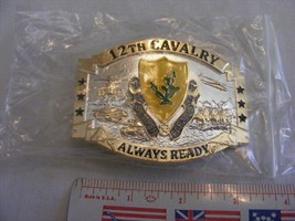 12th Calvary Always Ready Large Belt Buckle - $35.92