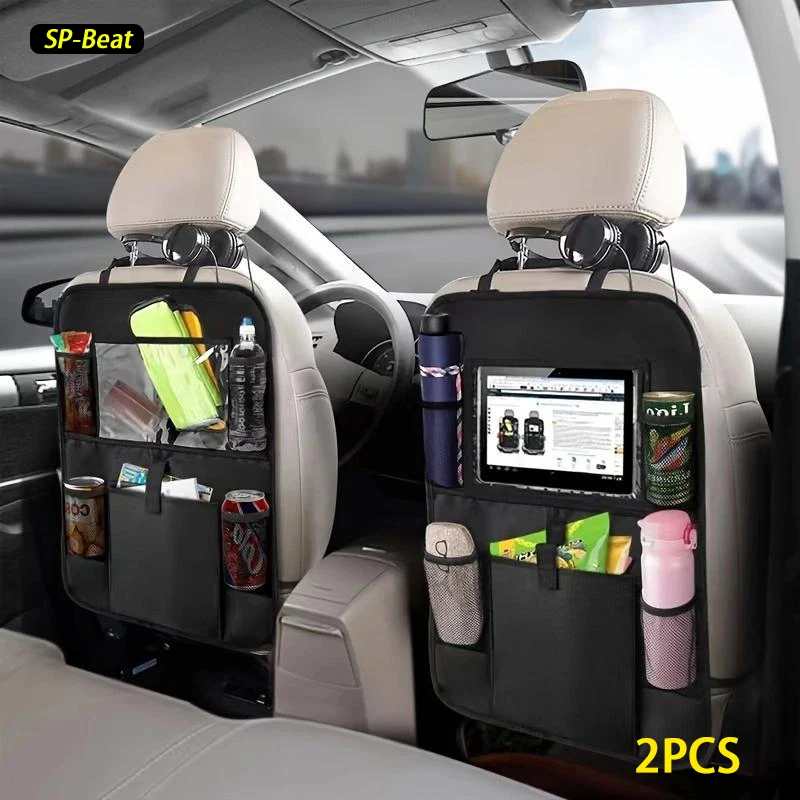 2PCS Car Seat Back Storage Bag, Multifunctional Compartment Organizer, Stowing &amp; - £21.07 GBP