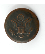 WW1 US Cavalry Army Horse Bridle Eagle Rosette Button - £29.48 GBP