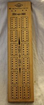 Vintage E. S. Lowe Milton Bradley Cribbage Board Used with Pegs - $14.65