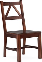Linon Home Decor Titian Chair, Antique Tobacco Finish - £75.17 GBP