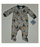 NWT Disney Minnie Mickey Mouse Pluto Christmas Footie Outfit Sleeper 0-3... - $14.80