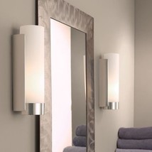 NWOT Robert Abbey B1310 &quot;Tyrone&quot; Brushed Nickel Wall Sconce - £63.17 GBP