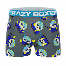 Crazy Boxers South Park Cartman Cop Men&#39;s Boxer Briefs Grey - £15.97 GBP
