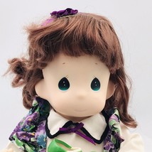 1995 Precious Moments Garden of Friends Violet 12&quot; Doll w/Stand February... - £9.62 GBP