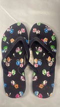 Coach Clementine Rubber Multi Stripe Flip Flops Women&#39;s Size 6 Azure Bla... - $34.29