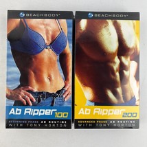 Beach Body Tony Horton Ab Ripper 100 &amp; 200 VHS Tape Set - £7.76 GBP