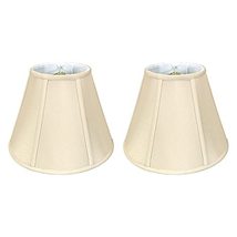 Royal Designs Deep Empire Lamp Shade, Beige, 5 x 10 x 8, Set of 2 - £62.11 GBP