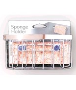 Sponge Holder Suction Cups Kitchen Sink Drain Rack Soap Storage Shelf Or... - €8,58 EUR