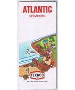 Texaco Road Map Atlantic Provinces 1972 - £7.87 GBP