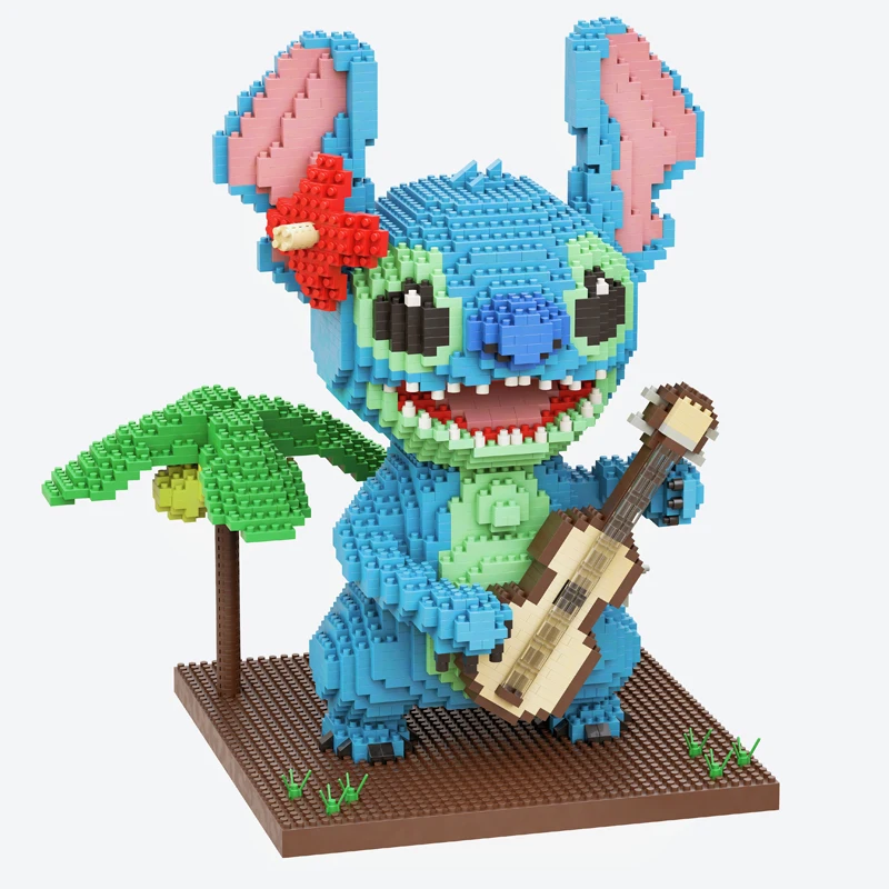 Funny Disney Lilo and Stitched Miniature Block Hot Selling Stitch Miniature - £20.75 GBP+