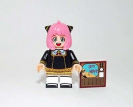 Anya Forger Spy X Anime Japanese Cartoon  Minifigure US Toy - £4.69 GBP