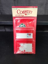 Vintage Christmas Gift Tags by Cleo Country Style New Sealed 1980s Old F... - £7.65 GBP